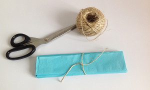 Partydekoration aus Seidenpapier