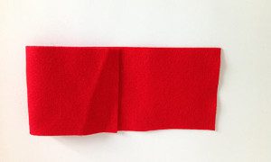 Haarmasche aus Filz basteln
